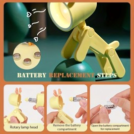 Cute Animal Pet Night Light Table Lamp: Perfect Gift For Kids, Home Decor, Camping, Parties & More!