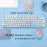 1 Set Cartoon Cute Wireless Keyboard & Mouse For Girls Office Computer High-looking Retro