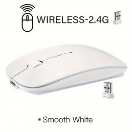 Rechargeable Wireless Mouse Wireless Mouse Computer Ergonomic Mini USB Mouse 2.4Ghz Silent For Macbook Optical Mouse For Laptop